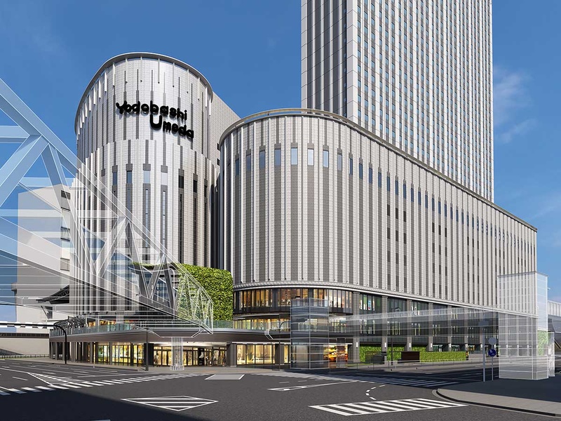 完成イメージパース(計画地北東側から)