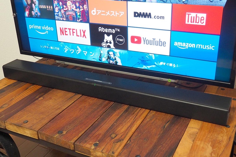 Ankerのサウンドバー「Soundcore Infini」をテレビと組み合わせて使用した