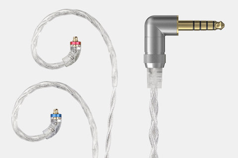 FiiO、純銀導体を224本撚り合わせたイヤフォンケーブル。2.5mm/3.5mm