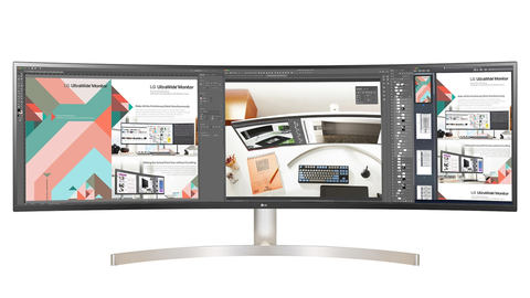 ウルトラワイドモニター 大画面 マルチカラー 有機ELで44.5型のウルトラワイドゲーミングモニター。240Hz/0.03msの