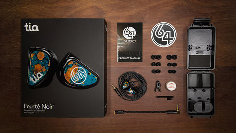 Paris　64audio  NOIR 右側 高級イヤホン試聴レビュー 64Audio Fourté Noir】音を塗り重ねて