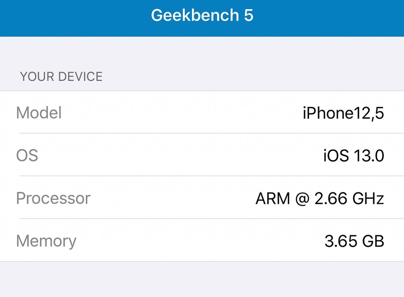 iPhone 11 Pro Maxは、iPhone 11とほぼ同じスペックのようだ