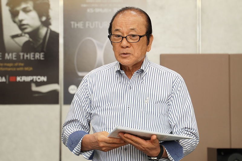 オーディオ事業部の渡邉勝事業部長