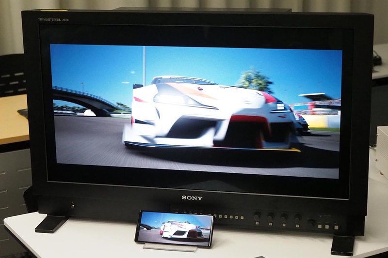 有機ELマスターモニターBVM-X300を基準とした色温度に