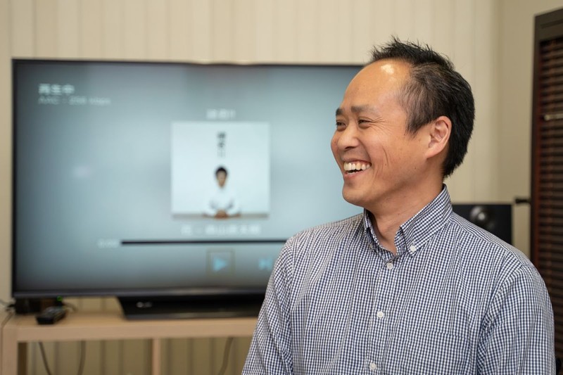 マランツブランドを担当している髙山健一氏