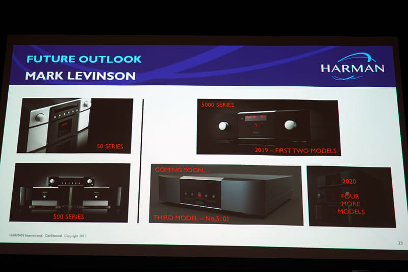 Mark Levinsonブランド、今後の製品予定