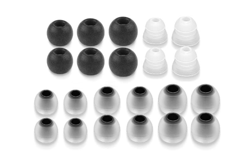 3種のイヤーピースが付属