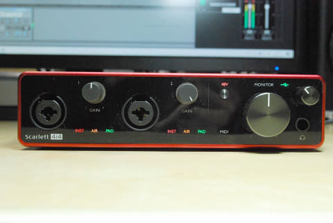 Focusrite Scarlett USBオーディオインターフェイス Focusrite Scarlett Solo gen4(2in2out・USB-C オーディオ
