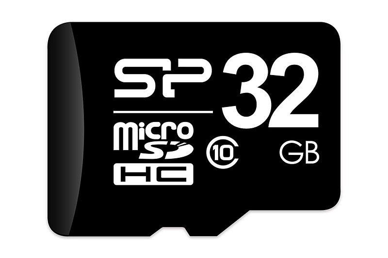 シリコンパワー製microSDカード(32GB)