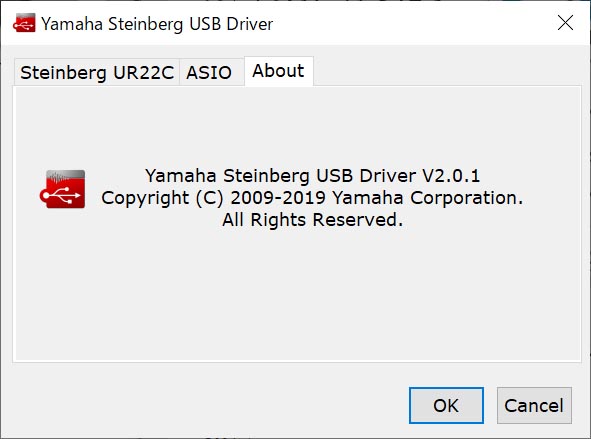 最新のYamaha Steinberg USB Driver V2.0.1を使って従来機と比較