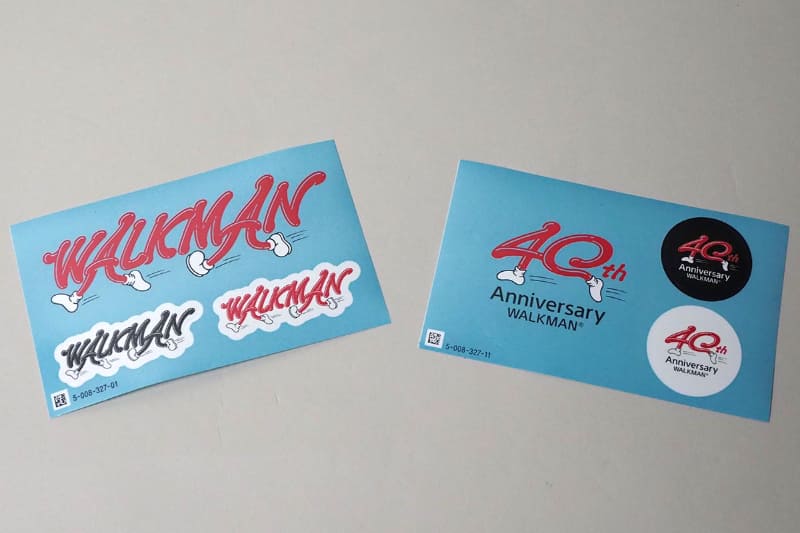 同梱のステッカー