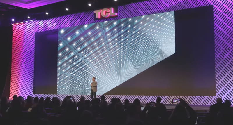 「Vidrian Mini-LED」技術を使ったバックライトのイメージ