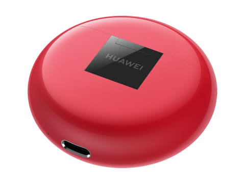 HUAWEI - 【新品未使用】HUAWEI ワイヤレスイヤホン FREEBUDS 3 レッド PR]耳をふさがず、音もいい！ ノイキャン付き完全ワイヤレス