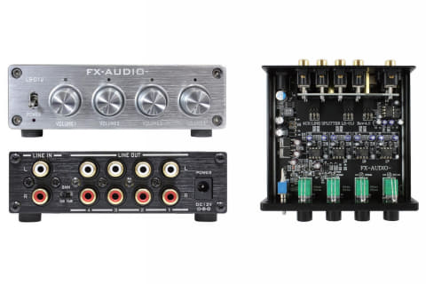 FX-AUDIO-、4分配できる4,480円のプリアンプ。スピーカー比較
