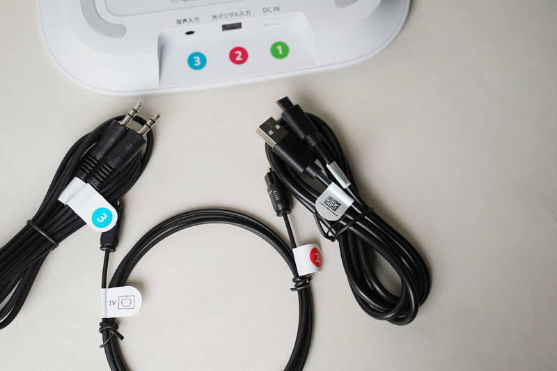 ケーブルのタグと合わせれば間違うことはない