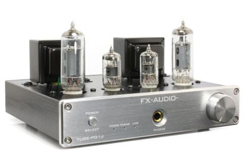 【美品】FX-AUDIO TUBE-P01J（保護ケージ ACアダプタ付）＋α nfj_o546