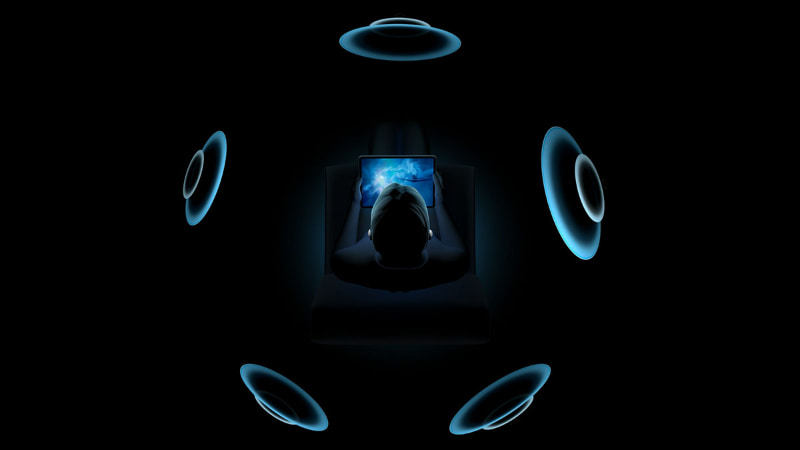 頭の位置とデバイスの位置の不一致による違和感を、本体とAirPods Proの「センサーフュージョン」で解決