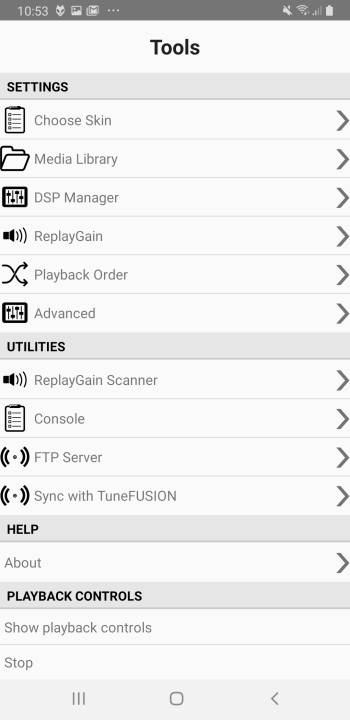 Android版「foober2000」