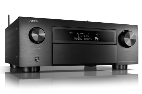 DENON オーディオアンプ 本体とリモコン・光ケーブル付き　5.1サラウンド デノン、8Kや次世代ゲーム機の4K/120pも見据えたAVアンプ「AVC