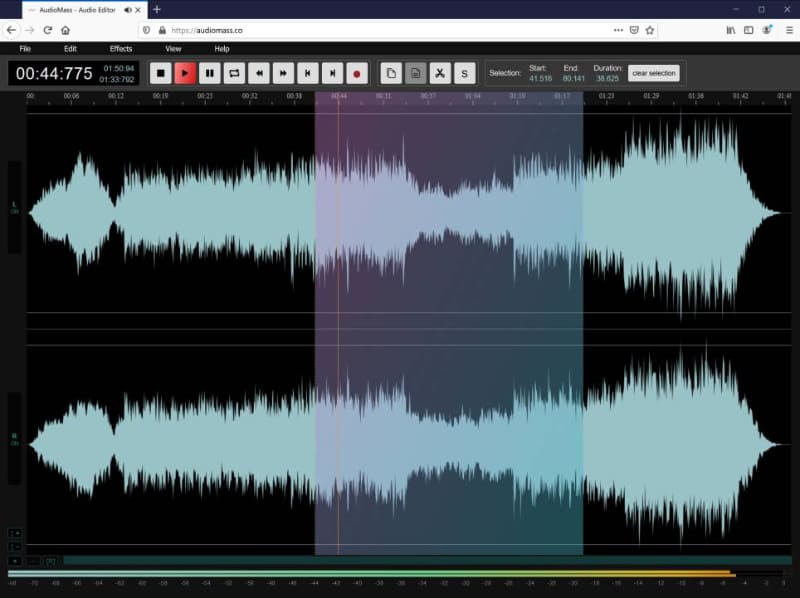 「Firefox」ブラウザの表示
