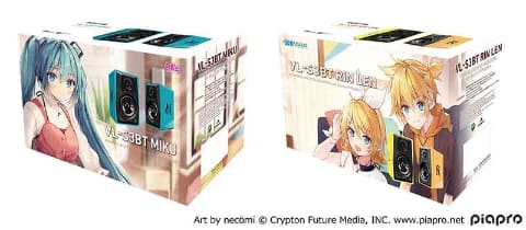 TASCAM スタジオモニタースピーカー 初音ミク VL-S3BT MIKU 初音ミクモデル『VL-S3BT MIKU』ならびに鏡音リン・レンモデル