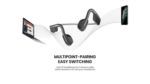 AfterShokz、9,090円の骨伝導ワイヤレスイヤフォン「OpenMove」 - AV Watch