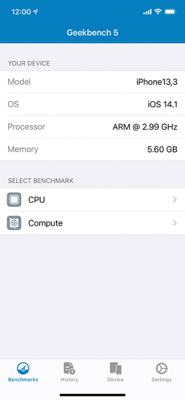 CPU性能は同じだが、メモリーがProは6GBになっている