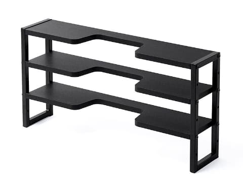 ディスプレイ裏に置く収納ラック。3,618円から - AV Watch