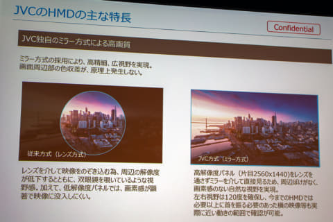 5K&広視野角で手元確認も可能! JVC「ヘッドマウントディスプレイ」を