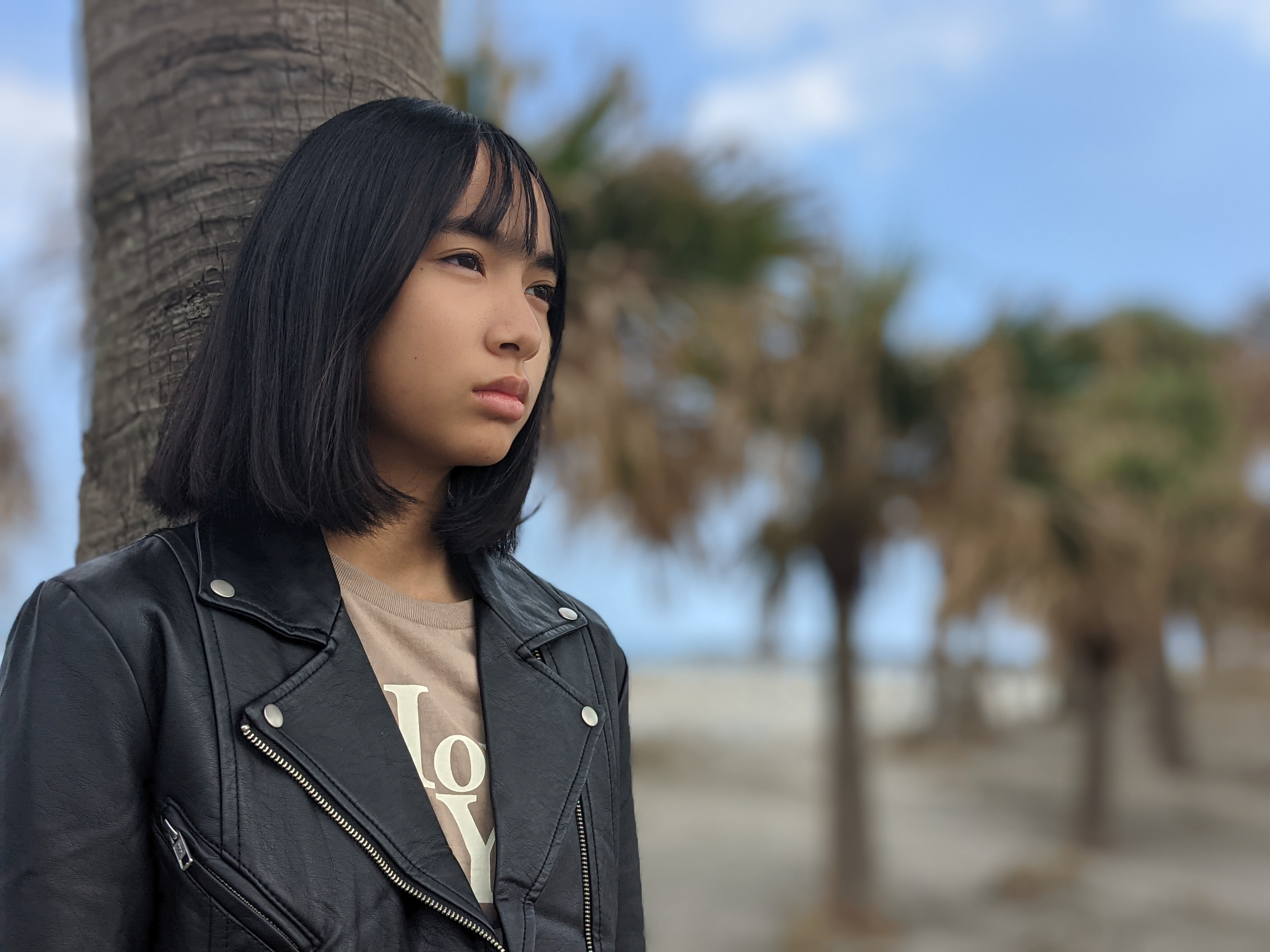 4a(5G)のポートレートモードで撮影