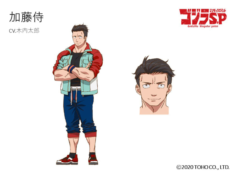 加藤侍(カトウ・ハベル) CV：木内太郎<br><span class="fnt-70">ユンと同じく町工場”オオタキファクトリー“で働いている。筋トレが趣味で、高校時代のあだ名は「バーベル」。ユンの良き相棒で、ユンと大滝のおやっさんと共に、「ゴジラ」との戦いに挑んでいく。</span><br><span class="fnt-70">(C) 2020 TOHO CO., LTD.</span>