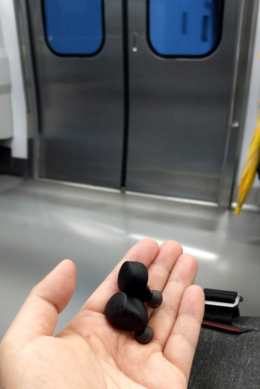 電車内でも快適だ