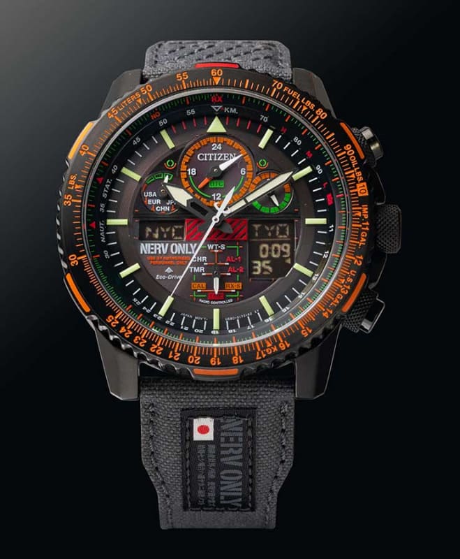 時計ヘッド部分はシチズン「PROMASTER」がベース