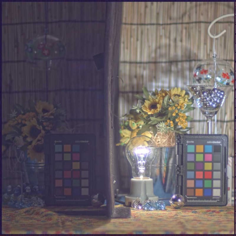 新開発の積層型CMOSイメージセンサーで撮影した画像。ダイナミックレンジが広いため、暗部も明部も撮像できる