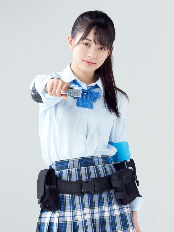 アルファタンゴのプレイヤーで、現実世界では陸上部に所属し全国大会を目指すエース、薄井夏菜<br><span class="fnt-70">(C)「ガールガンレディ」製作委員会・MBS/BSP</span>