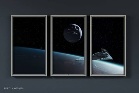 【ほぼ新品】Atmoph Window 2 スター・ウォーズ 27インチ 窓の外にはスター・ウォーズの風景が！スマート窓「Atmoph