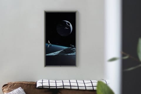 デス・スターを眺めることができる“スター・ウォーズのデジタル窓