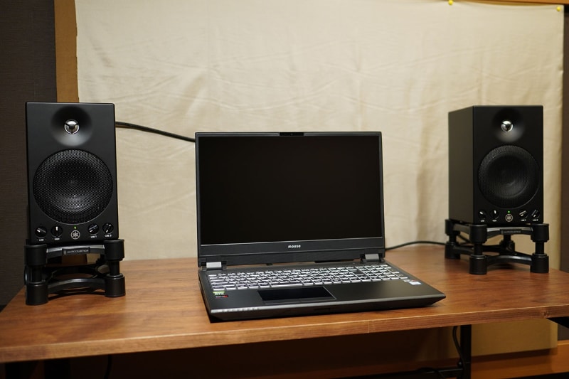 ヤマハのモニタースピーカー「MSP3A」をPCと組み合わせたところ
