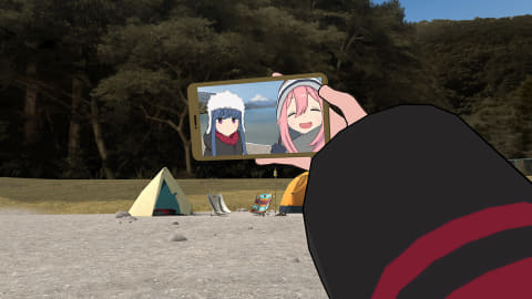 ゆるキャン△ VIRTUAL CAMP」本栖湖編配信開始。麓キャンプ場編