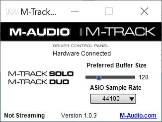 ドライバをダウンロードすれば、ASIOで利用できる