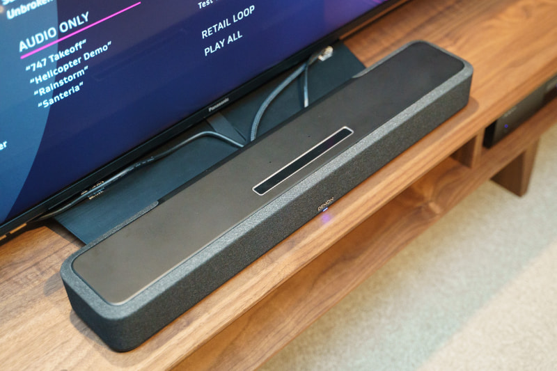 横幅も小さいSound Bar 550