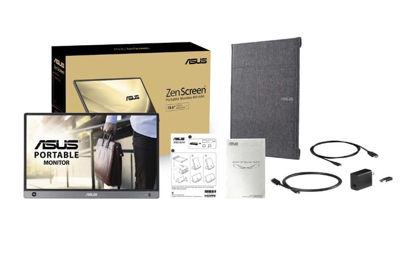 15.6インチの「ZenScreen MB16AH」