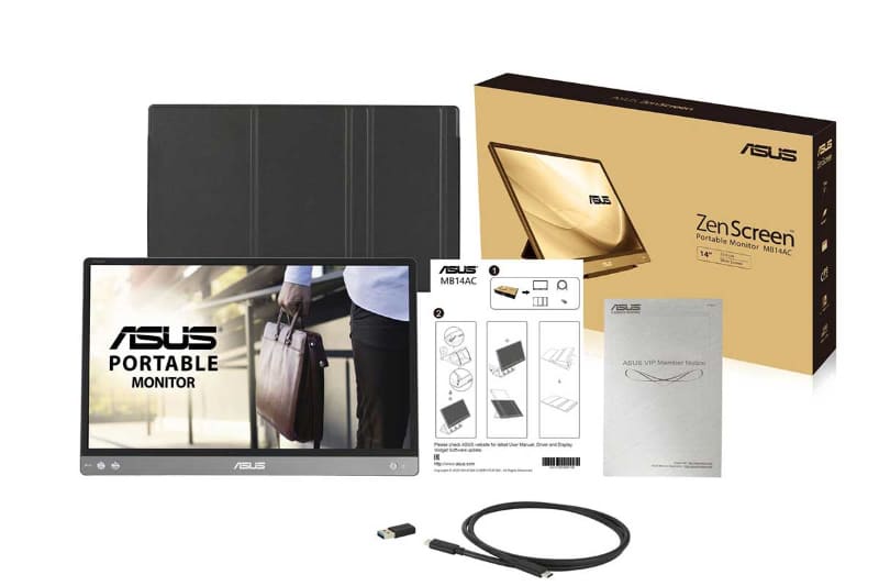 14インチの「ZenScreen MB14AC」