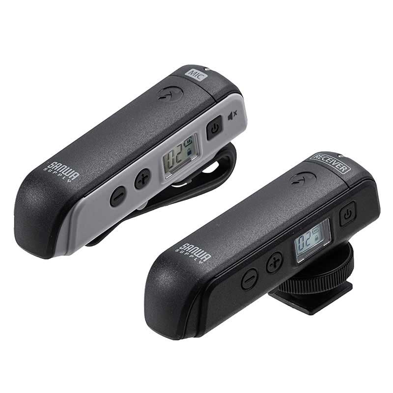 ワイヤレスマイク「400-MCW001」