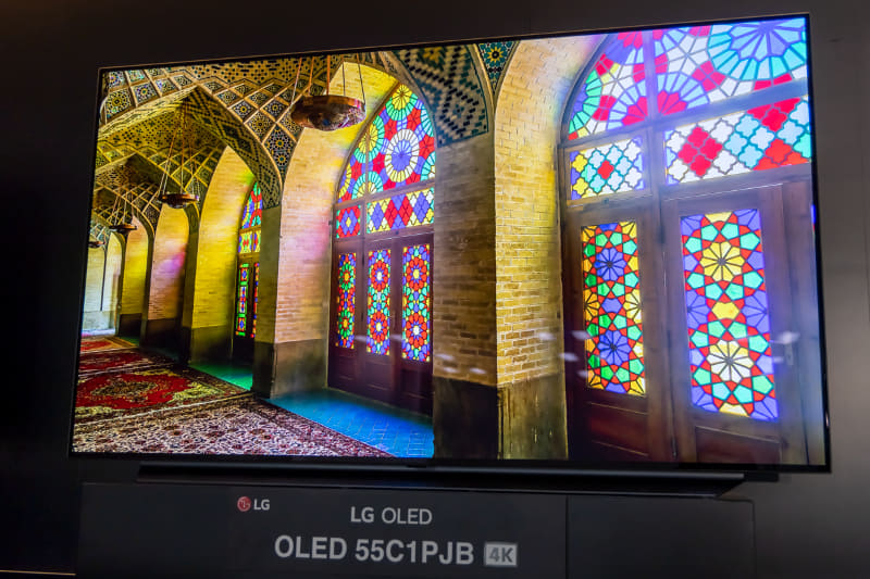 55型4K有機ELテレビ「OLED 55C1PJB」