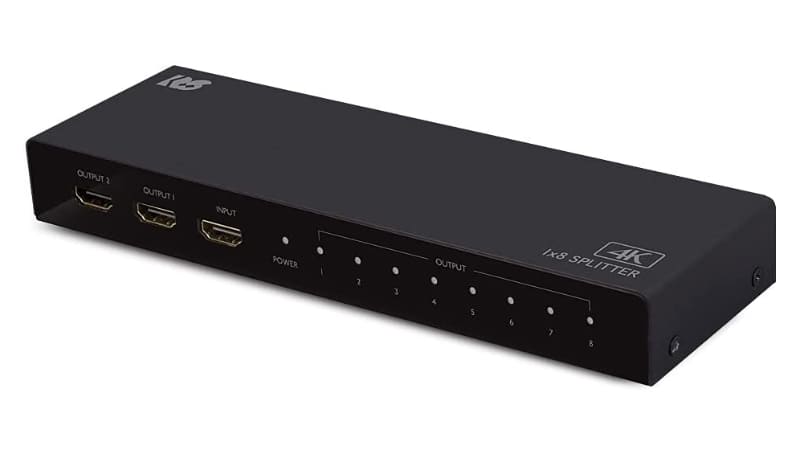 1入力8出力のHDMI分配器「RS-HDSP8P-4K」