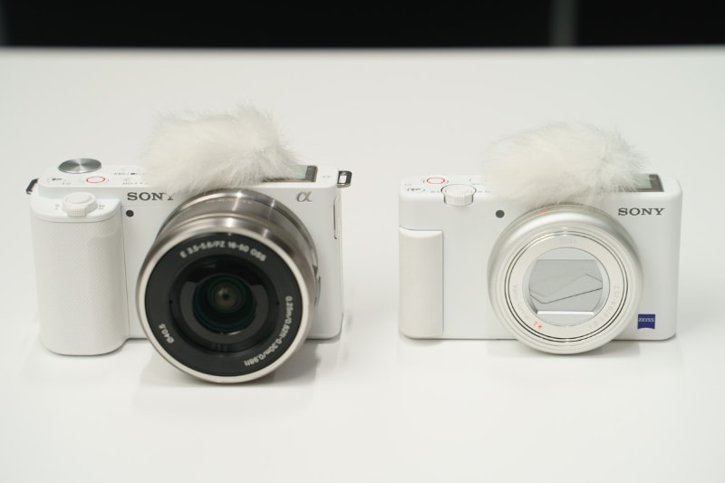 左が「ZV-E10」、右が「ZV-1」