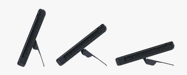 好みの角度で固定できる