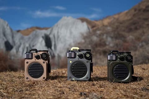 アーミールックで手のひらサイズのBluetoothスピーカー - AV Watch