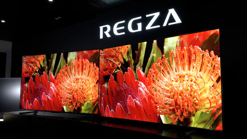 75型4K液晶レグザ「75Z670K」(写真左)、「75M550K」(右)